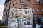 Striking Junior Doctors outside Salford Royal Hospital